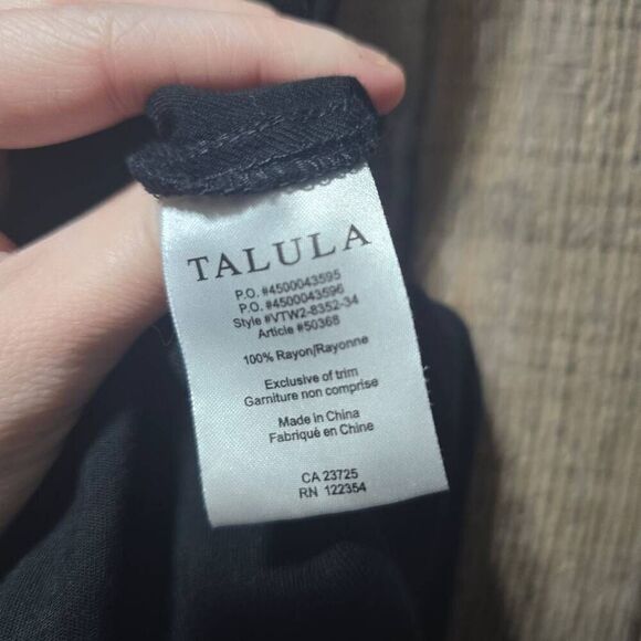 Talula Aritzia Black Strapless Jumpsuit - Picture 5 of 5